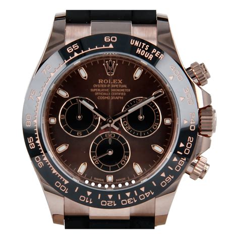 rolex daytona chocolate oro rosa|chocolate rolex watch price.